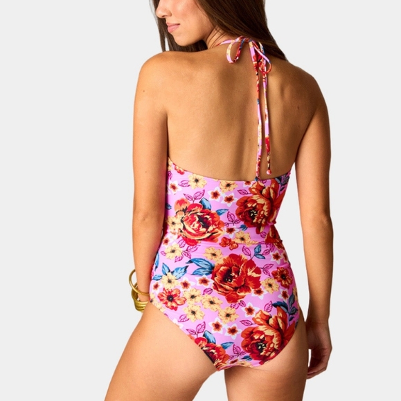 Buddy Love Floral Cutout One Piece Swimsuit - Picture 4 of 7